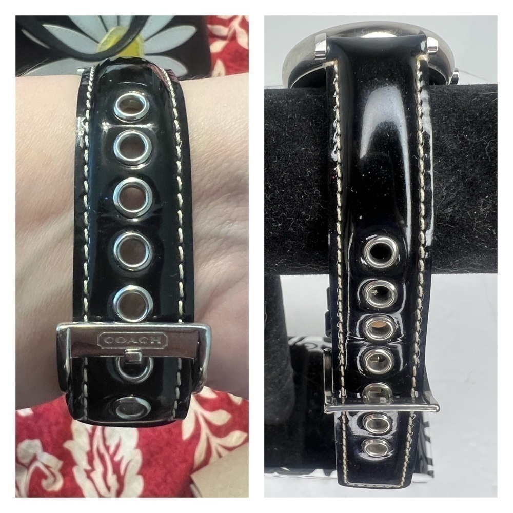 🌺 Coach Poppy Women's Watch Leather Strap 39 millimeters Quartz 14501250🌺 - Picture 5 of 10
